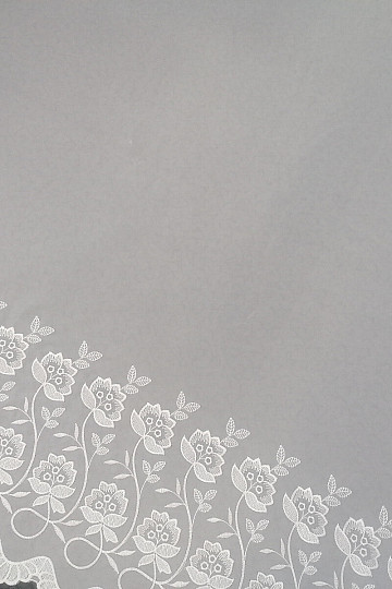 Curtain veil with embroidery 1B 13278