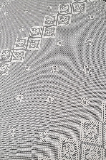 Jacquard curtain 86759/300 white