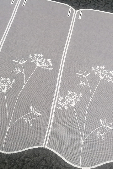 Stained glass curtain embroidered 11754/0001