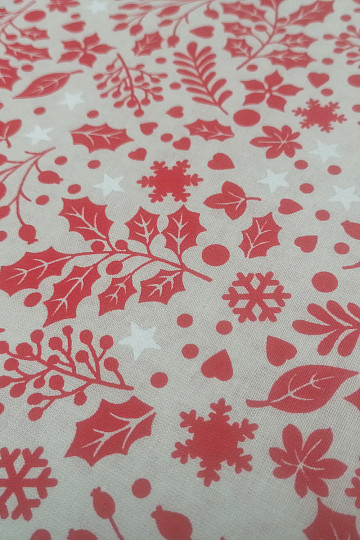 CESMINA cotton fabric red