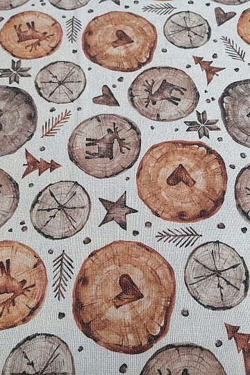 Christmas decorative fabric Peasant Christmas 1