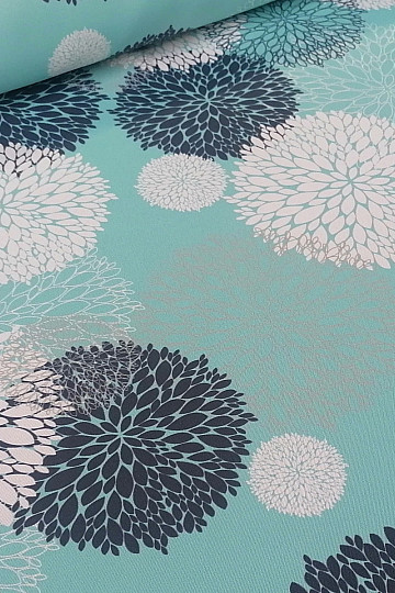 Decorative fabric BLACK OUT Astra turquoise