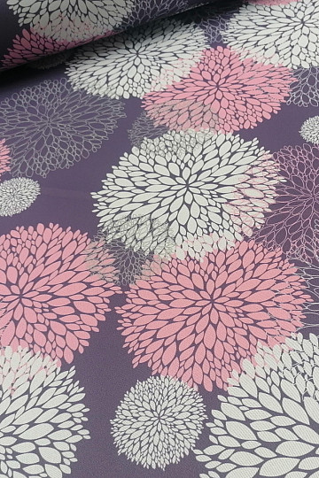 Decorative fabric BLACK OUT Astra lilac