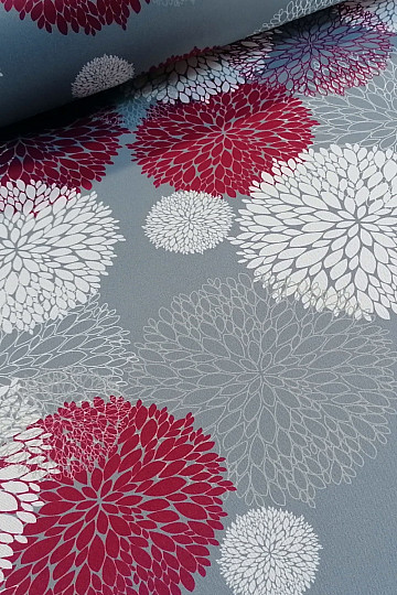 Decorative fabric BLACK OUT Astra burgundy