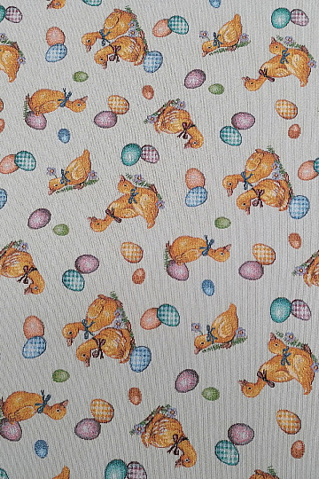 Tapestry fabric YELLOW BURNS