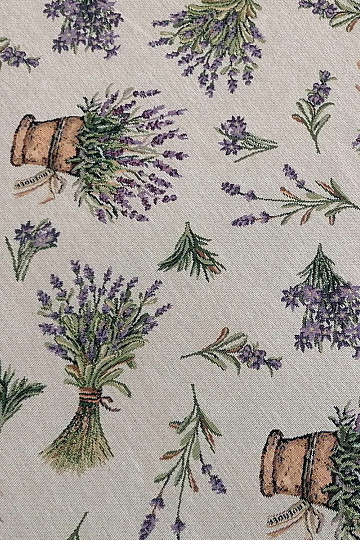 Tapestry fabric LAVANDER ALLOVER