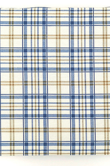 Chair seats Laura checkered blue