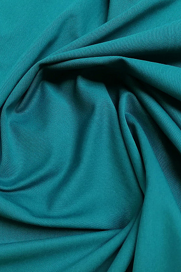 Cotton jersey TEINTURE dark turquoise