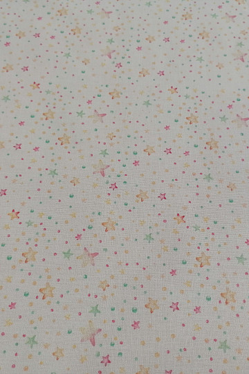 Cotton fabric MINI STARS