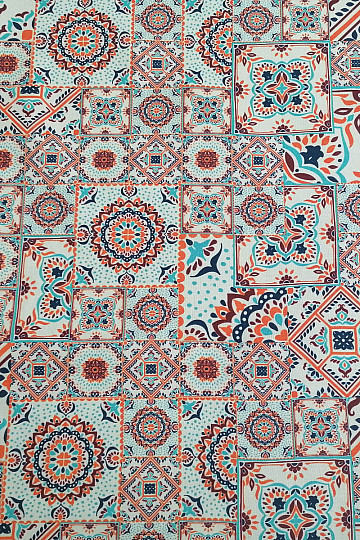 Decorative fabric Tile