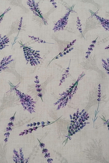 Lavender decorative fabric