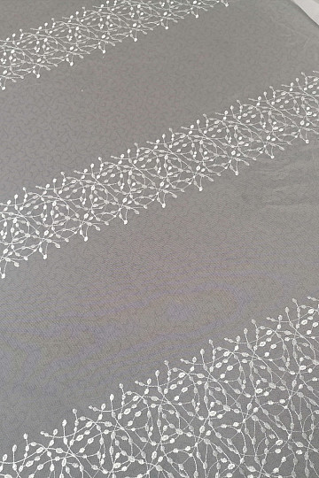 Embroidered curtain 541 white