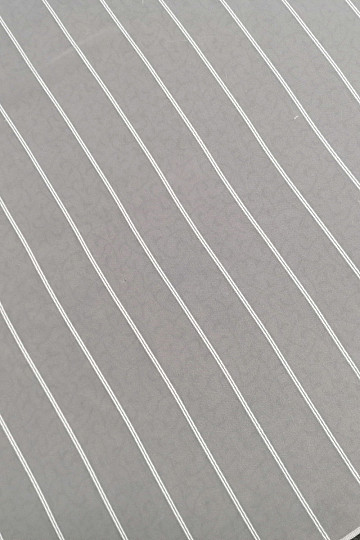 White veil curtain with stripes 265 cm