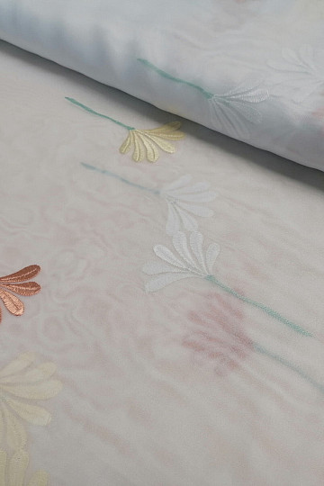 Voial luxury curtain 966/290 flowers
