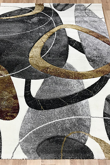 Modern piece carpet DIAMOND geometric circles