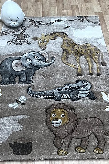Children's rug African ANIMALS