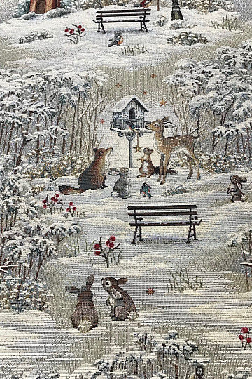 Tapestry fabric NIGHT WINTER