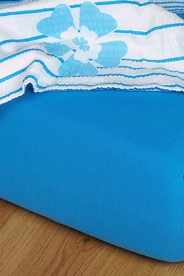 Jersey sheet color DENIM