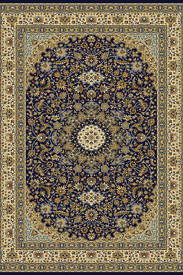 Piece carpet KENDRA 711 blue / beige
