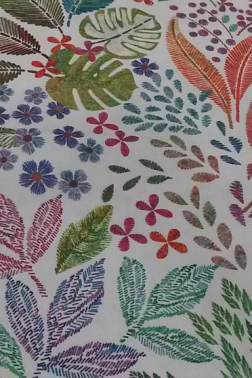 Decorative fabric Leaves MELIA