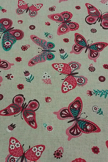 Decorative fabric BUTTERFLY