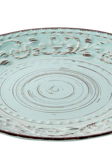 Shallow plate BLUE RELIEF 21X2 CM
