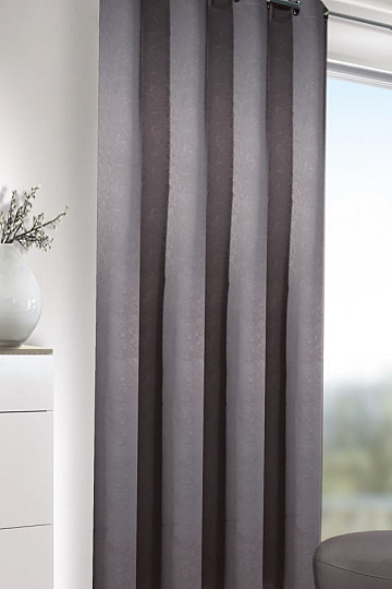 decorative curtain LEATHER dark gray