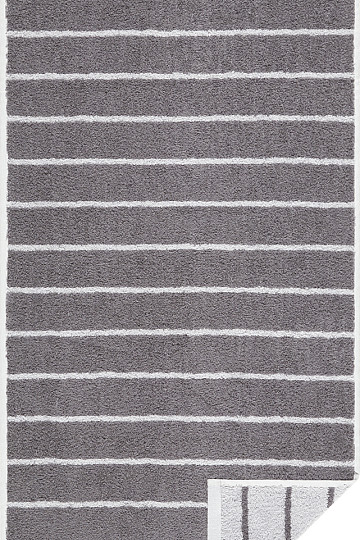 Luxury towel and bath towel LINE 072 gray