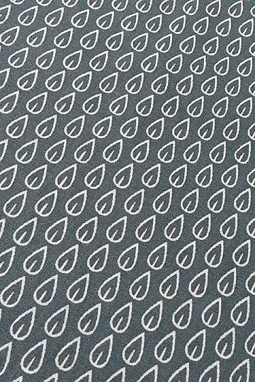 Cotton fabric LEAVES blue