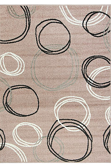 Piece carpet LOTTO circles beige