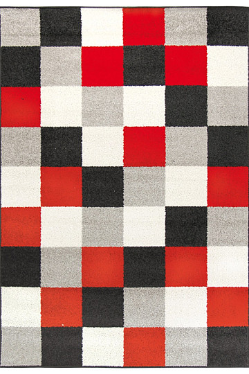 Piece carpet LOTTO cubes red