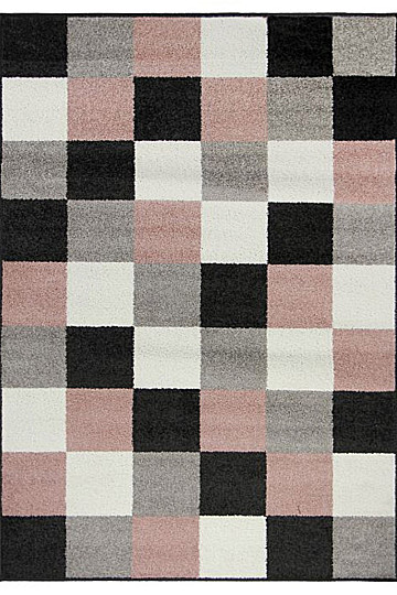 Piece carpet LOTTO cubes pink