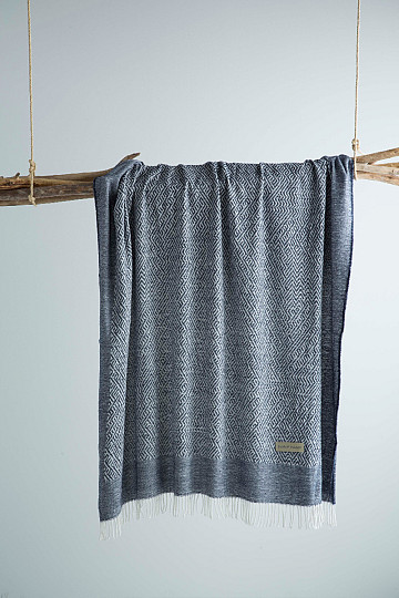 LUXURY plaid CISSE navy blue