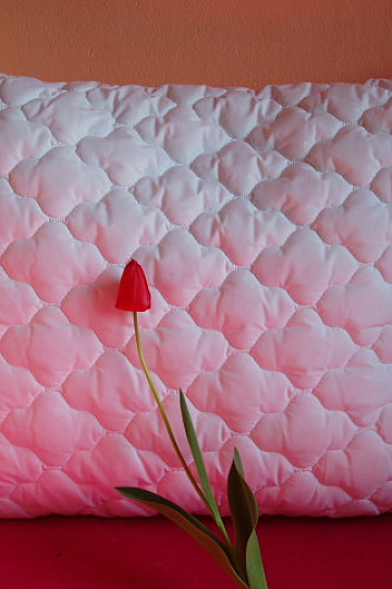 Quilted pillow - balls - 70x90 cm without zipper