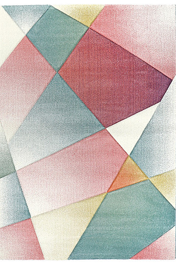 Modern piece carpet DIAMOND geometric partitions