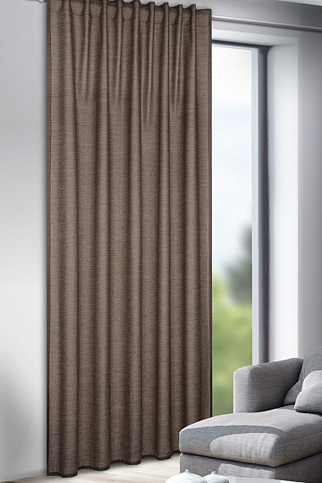 Decorative curtain PATTY browm 135x245