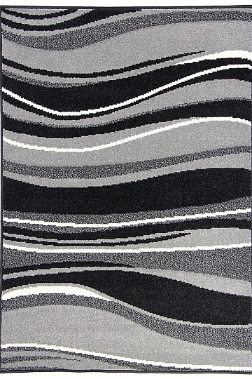 Carpet PORTLAND grey waves