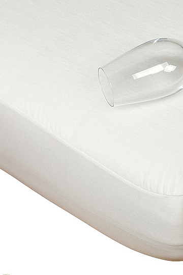 Waterproof sheet - mattress protector TENCEL white