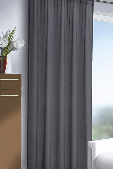 Light decorative curtain ROKO gray 140x245