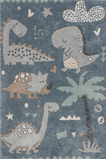 Children&#39;s piece rug ROMA DINOSAURS