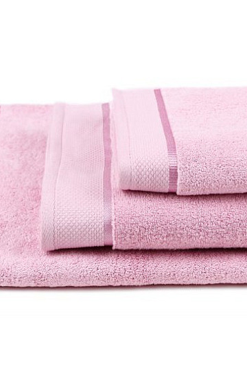 Towel and bath towel MICRO pink