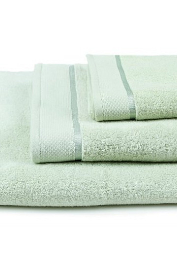 Towel and bath towel MIKRO light green