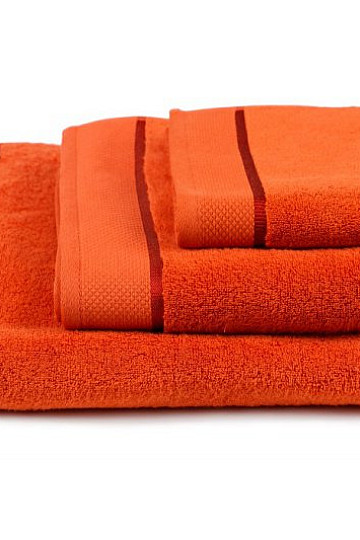 Towel and bath towel MIKRO terracotta