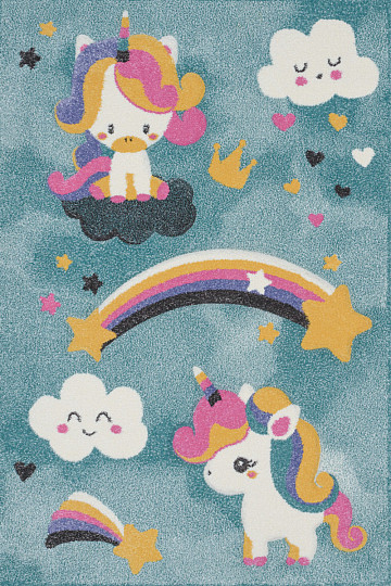 Children's rug PASTEL unicorn