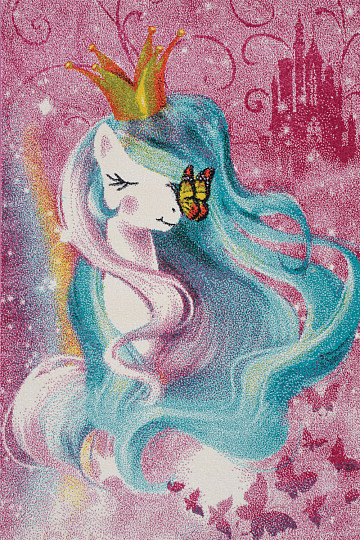 Children's piece rug PLAY UNICORN