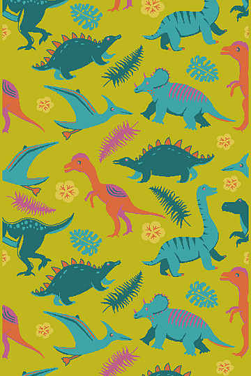 PLAY DINOSAURS children's rug