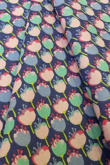 Cotton fabric TULIP