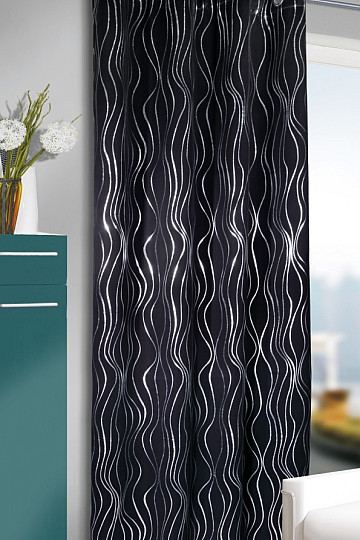 Blackout curtains VEGAS black 135x245