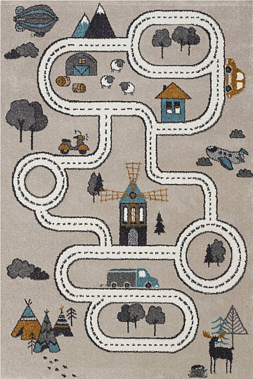 Children's piece carpet VEGAS CESTY