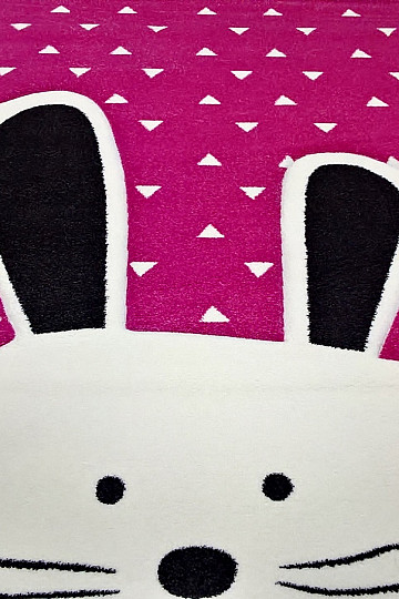 Children carpet PASTEL Bunny pink